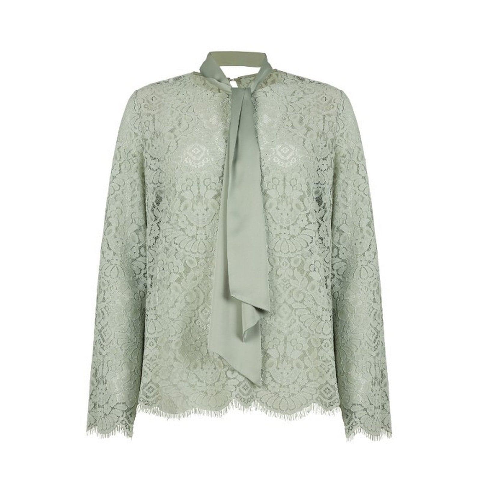 Dexterior bluse e camicie donna d.exterior - pizzo dentelle tunica sciarpa - verde da donna in Bluse e camicie Drestige - Casamassima, commercioVirtuoso.it