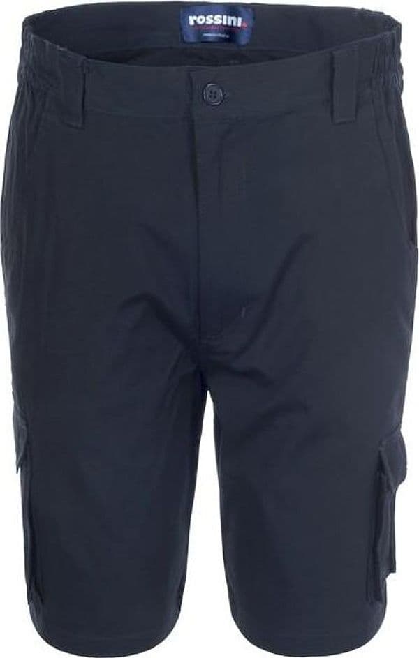 Bermuda California Blu Pantaloncino da Lavoro con Tasconi Leggero in Pantaloncini Dresswork - Como, commercioVirtuoso.it