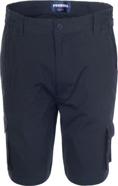 Bermuda California Blu Pantaloncino da Lavoro con Tasconi Leggero in Pantaloncini Dresswork - Como, commercioVirtuoso.it
