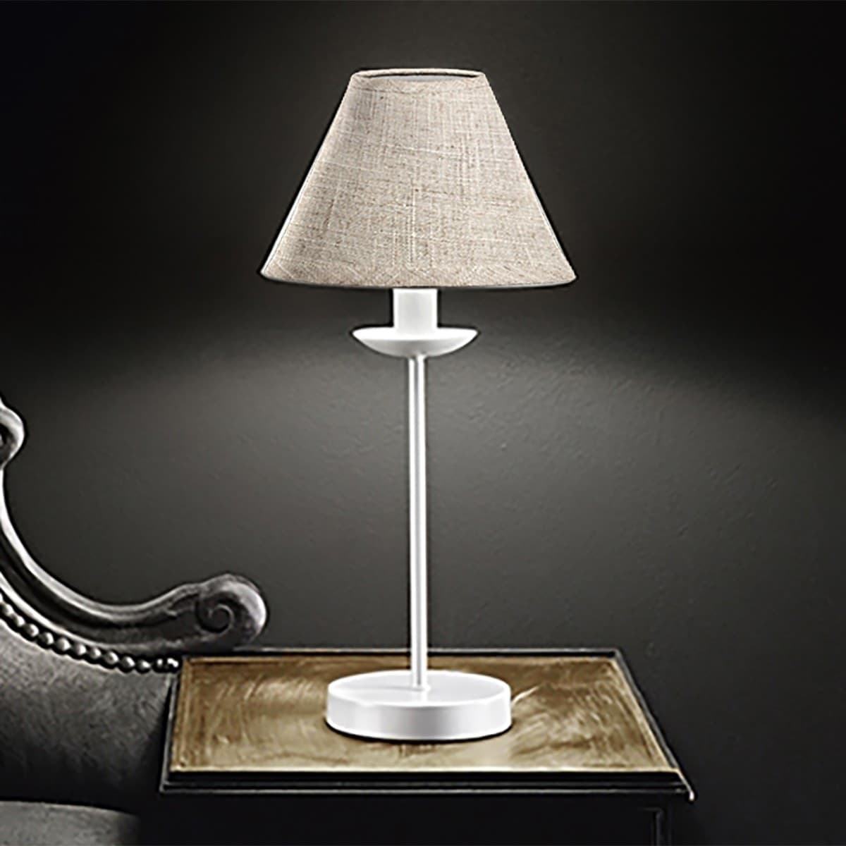 Abat-jour-classica-contemporanea-Perenz-DUCALE-6268-B-20-E14-LED-lampada-tavolo-paralume