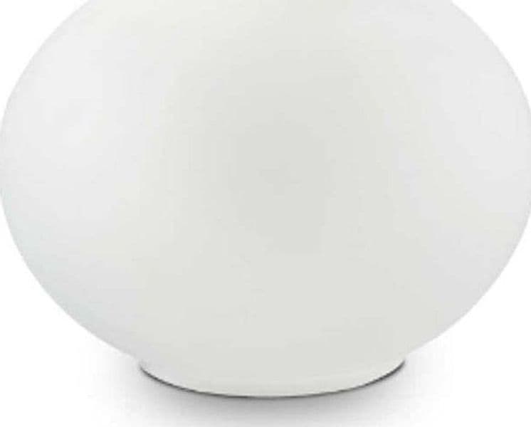 Abat-jour-moderna-Ideal-Lux-SMARTIES-BIANCO-TL1-G9-LED-vetro-lampada-tavolo