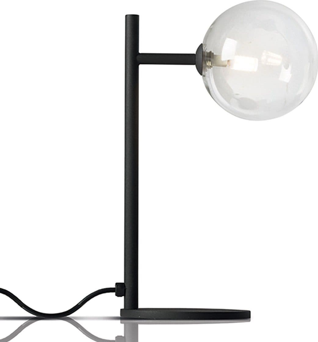 Abat-jour-moderna-Illuminando-BOLLE-LU-1-NR-G9-LED-metallo-vetro-sfera-lampada-tavolo