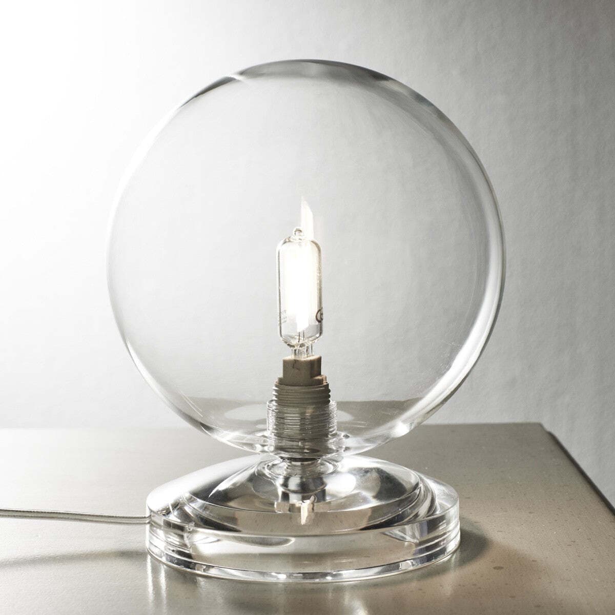 Abat-jour-moderna-Illuminando-PALLINA-LUPALLI1TR-G9-LED-vetro-lampada-tavolo