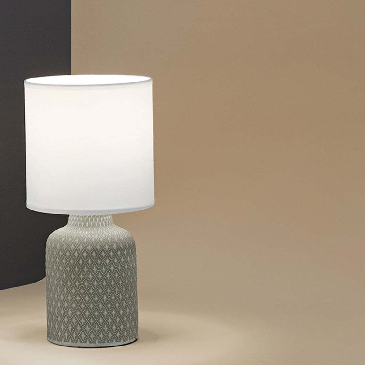 Abat-jour-moderna-Perenz-PROVENZA-6694-BG-E14-LED-ceramica-tessuto-lampada-tavolo