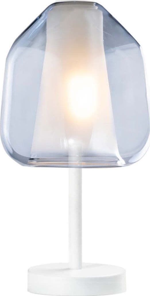 Abat-jour-moderna-Top-Light-DOUBLE-SKIN-1176BI-P-BETA-BL-E27-LED-vetro-lampada-tavolo