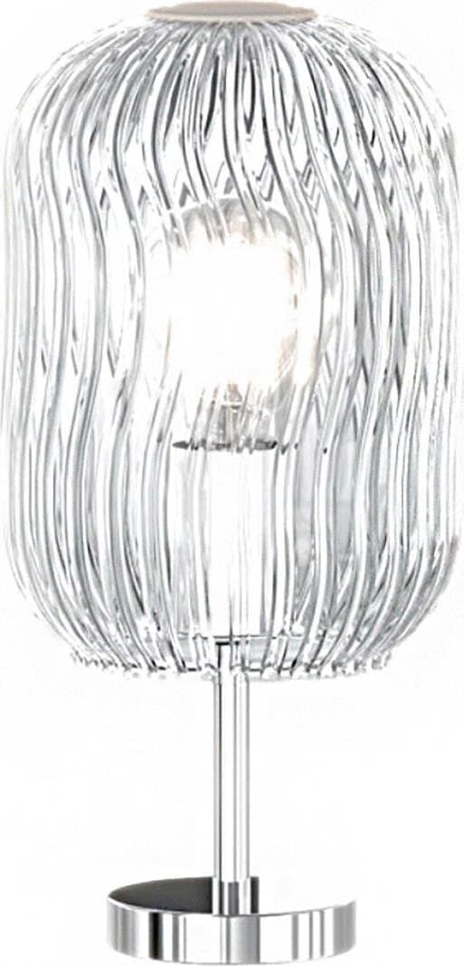 Abat-jour-moderno-Top-Light-TENDER-1181-CR-P-TR-E27-LED-vetro-lampada-tavolo