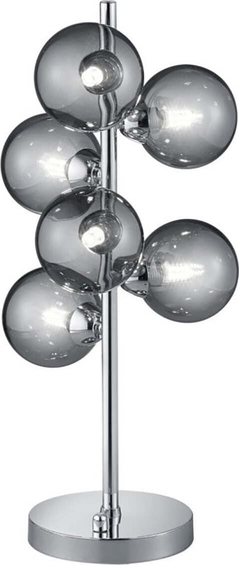 Abat-jour-Trio-Lighting-ALICIA-G9-LED-52H-vetro-fumè-lampada-tavolo-moderna-multiluce-sfere-interno