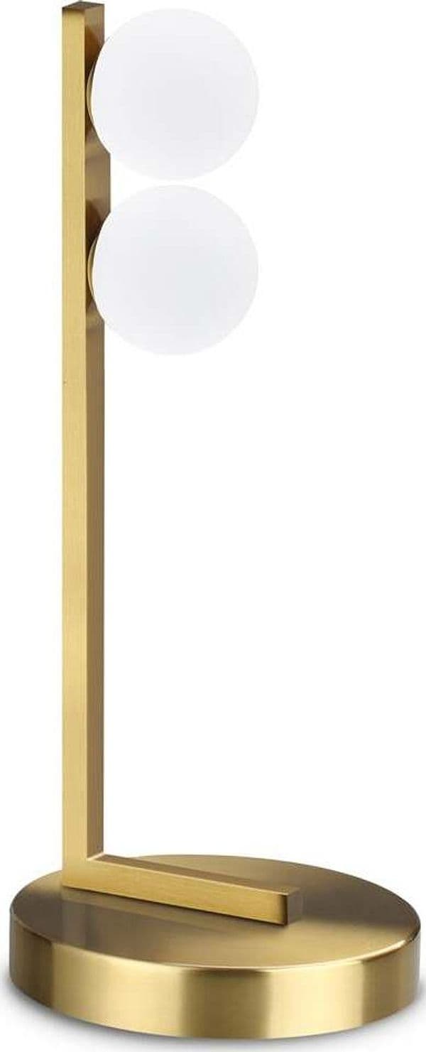 Abatjour-Contemporanea-Ping-Pong-Metallo-Ottone-Led-Integrato-6W-3000K-Ip20
