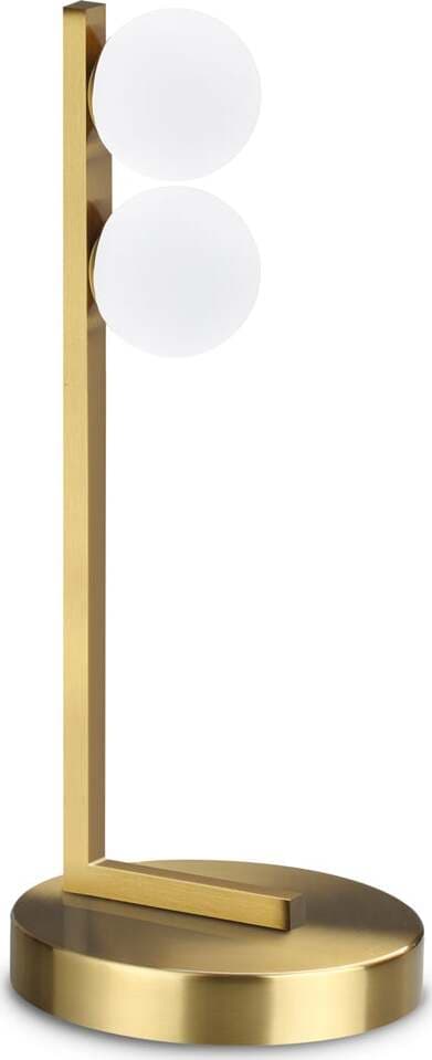 Abatjour-Contemporanea-Ping-Pong-Metallo-Ottone-Led-Integrato-6W-3000K-Ip20