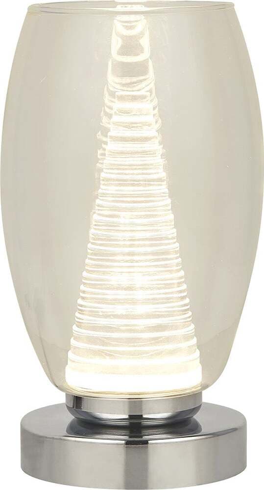Abatjour-Contemporaneo-Ciclon-Metallo-Cromo-Vetro-Trasparente-Led-6W-3000K