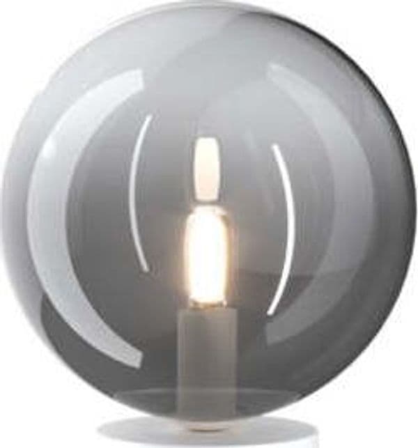 Abatjour-Contemporaneo-Eclipse-Metallo-Bianco-Vetro-Fumè-1-Luce-G9