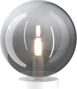 Abatjour-Contemporaneo-Eclipse-Metallo-Bianco-Vetro-Fumè-1-Luce-G9