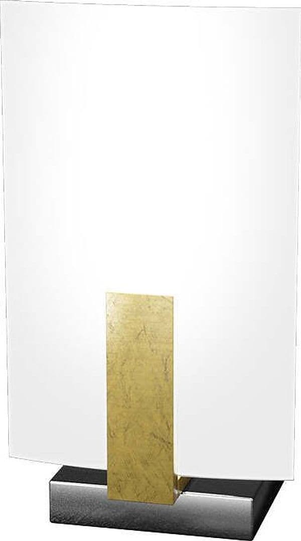 Abatjour-Contemporaneo-Wood-Metallo-Foglia-Oro-Vetro-Bianco-1-Luce-G9