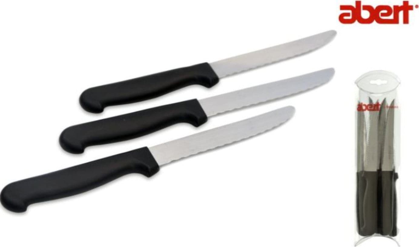 ABERT---6-COLTELLI-CARNE-PUNTA-ROTONDA---MANICO-NERO