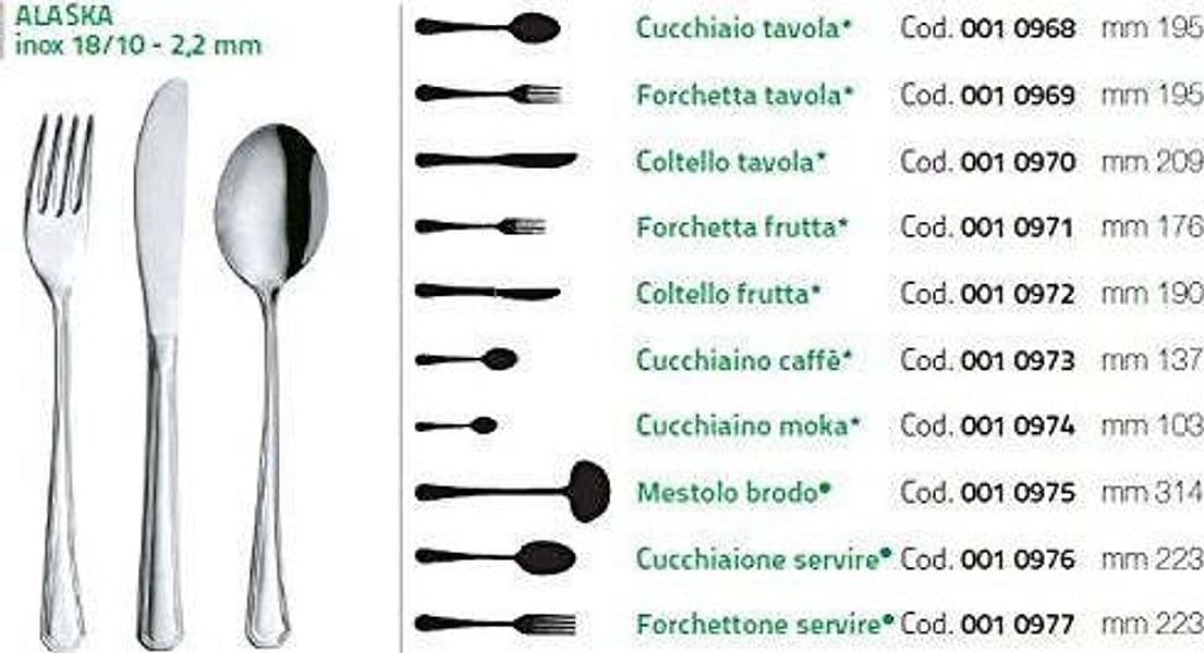Abert-Set-12-COLTELLI-TAVOLA-Inox-18/10-MOD.-Alaska