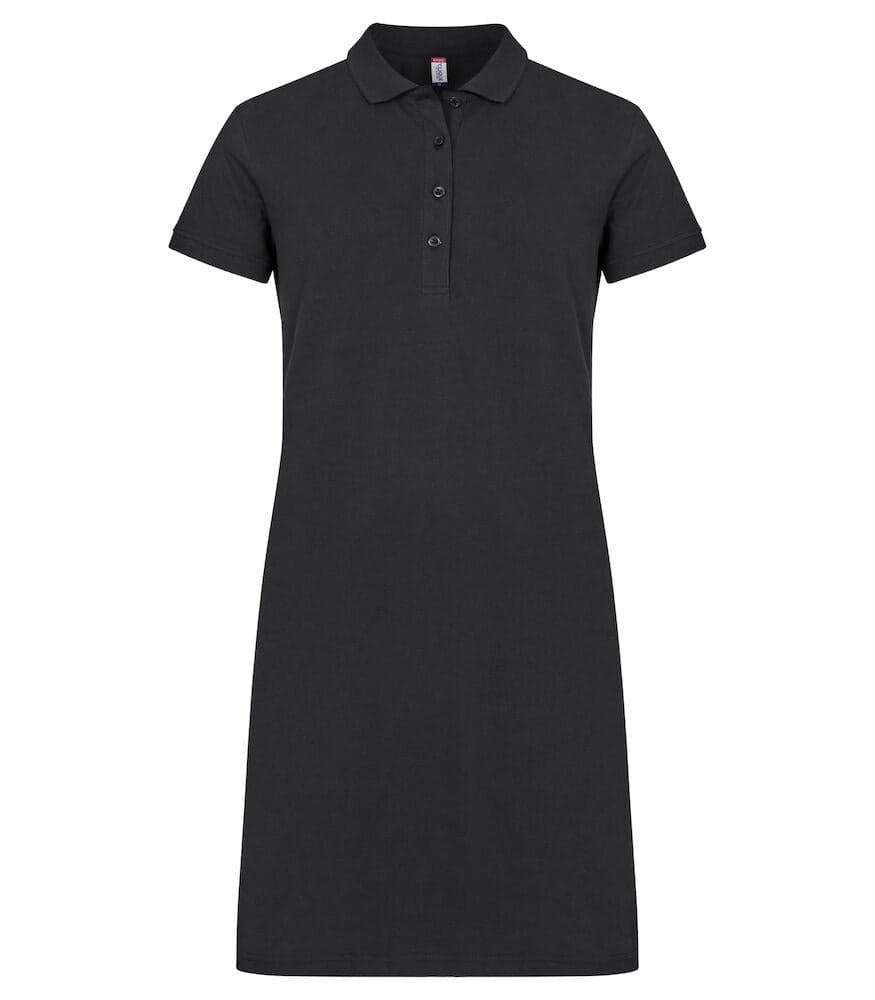Abito Clique Marietta Nero Vestito Tessuto Piquet Cotone 200 Grammi in Abiti Dresswork - Como, commercioVirtuoso.it