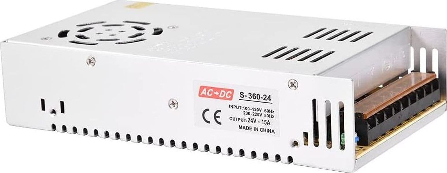Ac 220v Dc 24v Alimentatore 15A 360W Stabilizzato Switching Trimmer Commercio Industria e Scienza/Impianti elettrici/Cablaggio e collegamenti/Alimentazione elettrica industriale Zencoccostore - Formia, Commerciovirtuoso.it