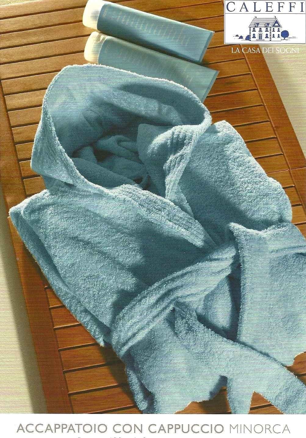 Accappatoio 100% Cotone Con Cappuccio Caleffi Asciugamano Doccia Tasche Cappuccio in Spugna Di Puro Cotone Idrofilo Accappatoio Unisex Moda/Donna/Abbigliamento/Abbigliamento da notte lingerie e intimo/Pigiami e camicie da notte/Accappatoi e vestaglie La Bottega del Risparmio - Bari, Commerciovirtuoso.it