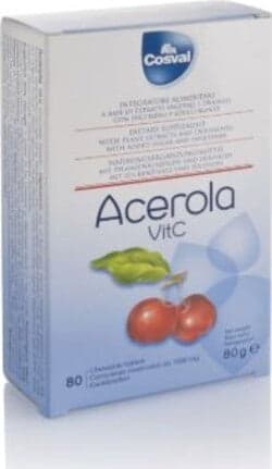 Acerola-80-Tavolette-Masticabili-Cosval