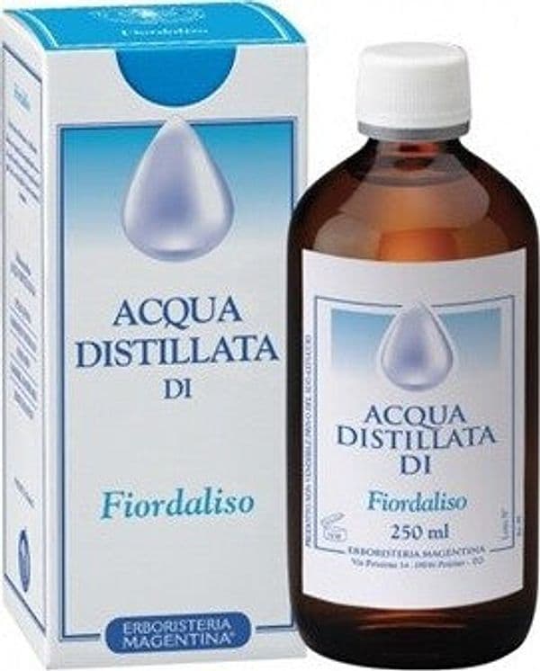 Acqua Distillata Fiordaliso 250 ml Erboristeria Magentina