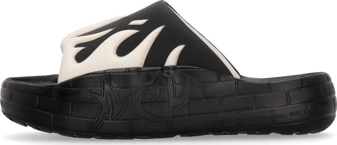 ACUPUNCTURE-Ciabatte-Uomo-Nyu-Slide-White/black-da-uomo