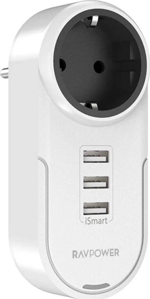 Adattatore 230V 16A con Presa Schuko 3 ingressi USB 3,4A Totale 5V da Parete in Multiprese 85cento.it - Potenza, commercioVirtuoso.it