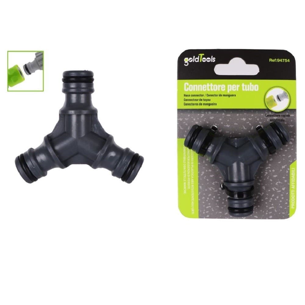 Adattatore A 3 Vie Per Tubi Con Innesto Rapido Universale Connettore Abs 94754 Giardino e giardinaggio/Attrezzi da giardino e attrezzature per l'irrigazione/Attrezzature per l'irrigazione/Pompe e accessori/Parti e connettori Trade Shop italia - Napoli, Commerciovirtuoso.it