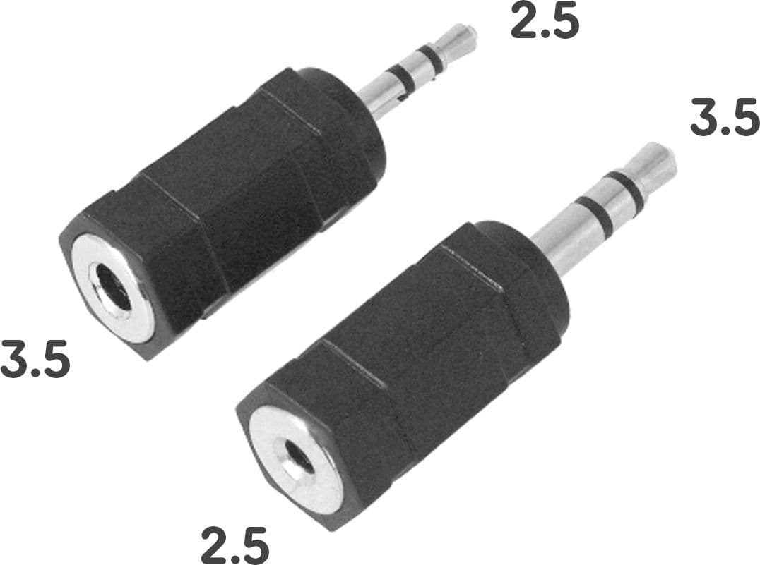 Adattatore Audio Jack 3,5mm Maschio a Jack 2,5mm Femmina + Jack 3,5mm Femmina a Jack 2,5mm Maschio Zorei