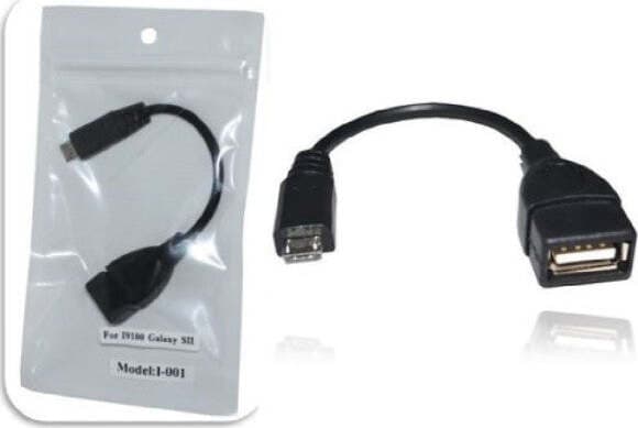ADATTATORE CAVETTO OTG USB On-The-Go PER SAMSUNG TUTTI MODELLI O T G