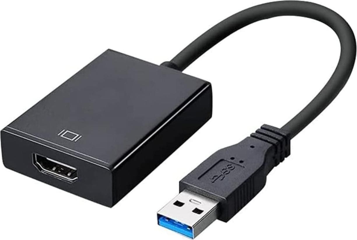 Uscita Video Aggiuntiva - Scheda video Adattatore da USB a HDMI USB 3.0/2.0 Audio Video Adapter HD 1080P per PC Desktop Notebook HDTV TV compatibile con Windows XP/7/8/10/11 in 85cento.it - Potenza, commercioVirtuoso.it