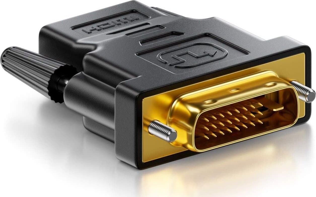 Adattatore DVI-D Dual Link (24 +1) Maschio a HDMI Femmina Bidirezionale 1080P in 85cento.it - Potenza, commercioVirtuoso.it