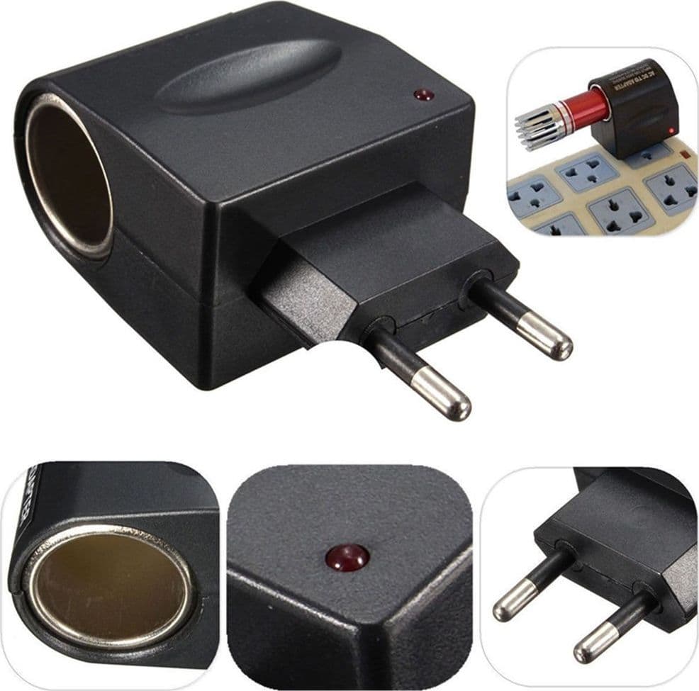 ADATTATORE PRESA ACCENDISIGARI SPINA RETE DA 220V A 12 V AC-DC Auto e Moto/Parti per auto/Allestimenti interni/Accendisigari Trade Shop italia - Napoli, Commerciovirtuoso.it