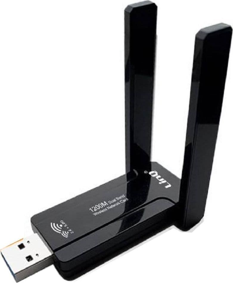 Adattatore Scheda Di Rete Wireless Wifi Usb Dual Band 2.4 + 5.8g 1200mbps Wl1203 Elettronica/Informatica/Periferiche di rete/Adattatori USB wireless Trade Shop italia - Napoli, Commerciovirtuoso.it