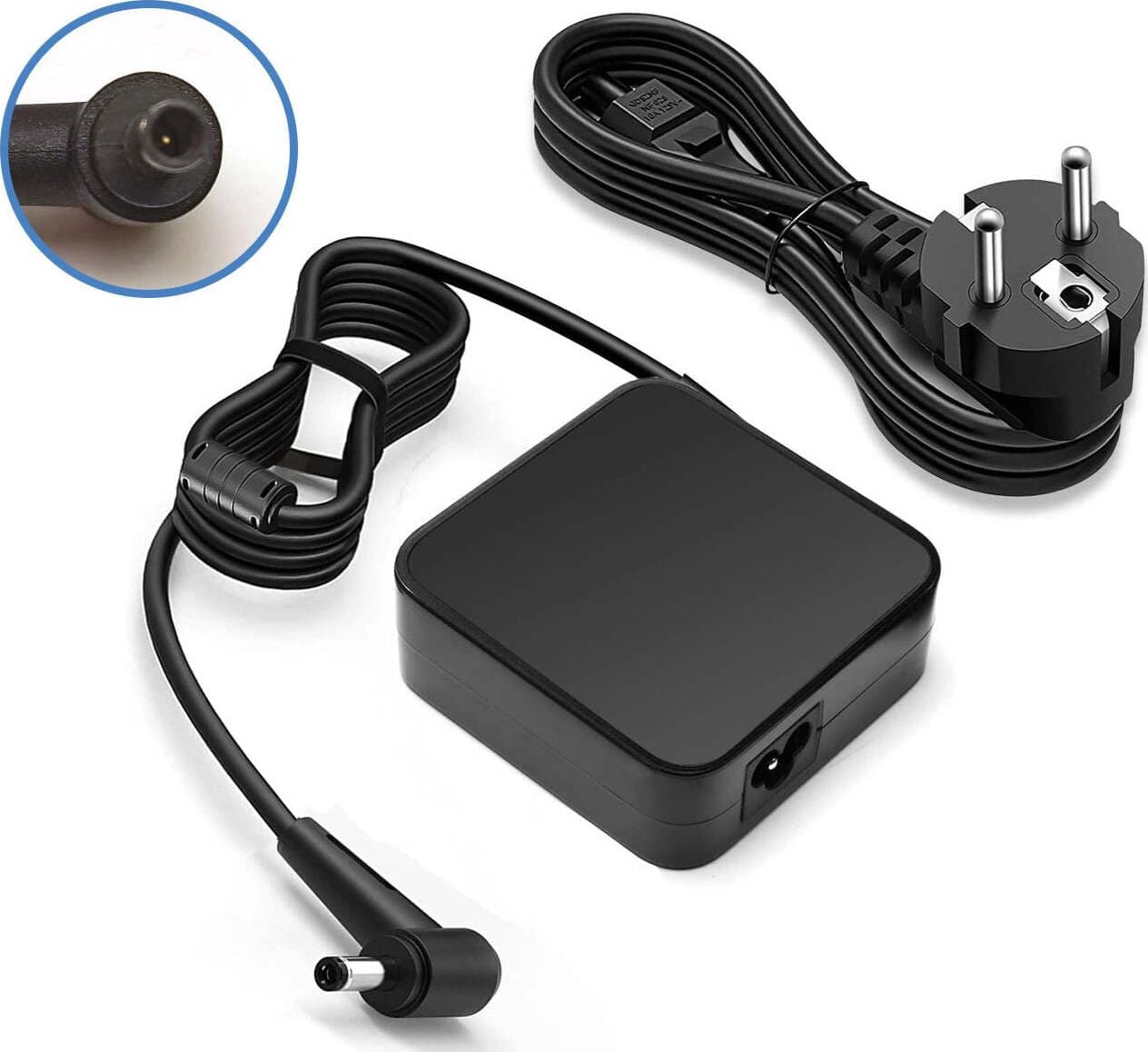 Addattatore alimentazione 90W 19V 4,74A compatibile ASUS connettore rotondo 4,5mm 3 mm SK90B190474 in Cavi di alimentazione 85cento.it - Potenza, commercioVirtuoso.it