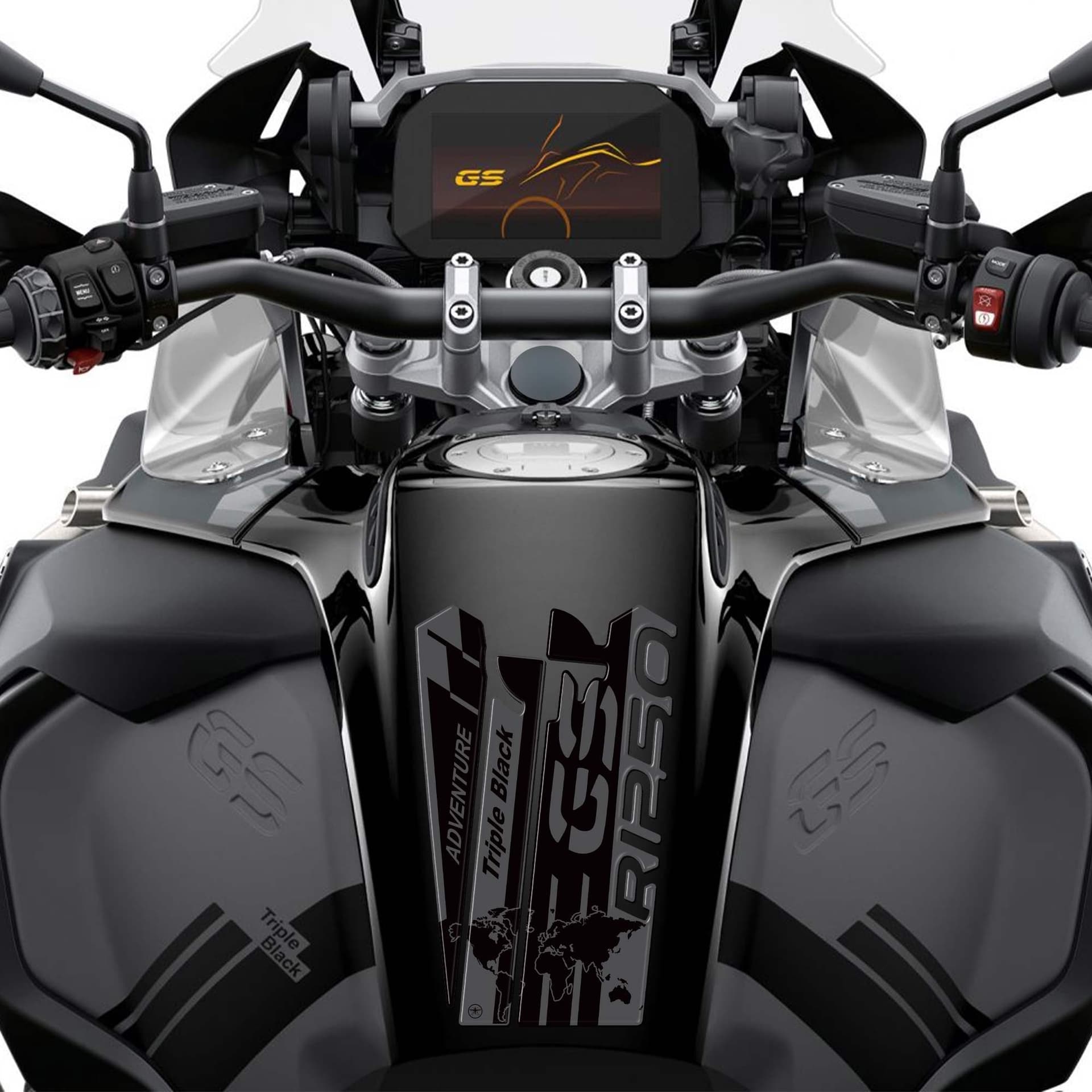 Adesivo-3D-Paraserbatoio-compatibile-con-moto-BMW-R-1250-GS-ADV-Triple-Black