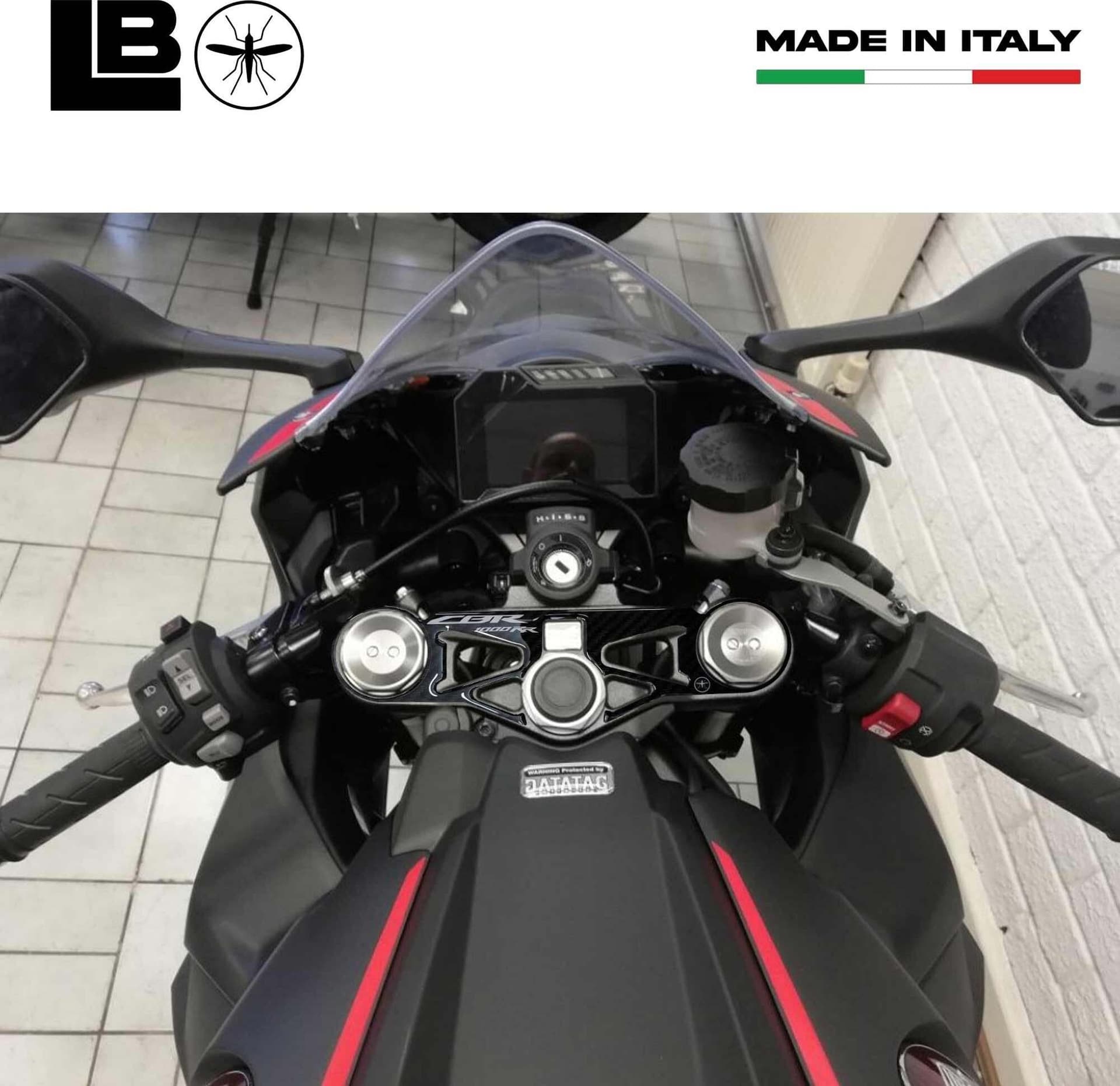 Adesivo-Honda-protezione-piastra-sterzo-forcella-moto-Cbr1000rr-2017-19-bianco