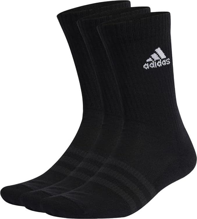adidas-Cushioned-Crew-Socks-3-Pairs,-Calze-Medie-Unisex---Adulto,-Black/White