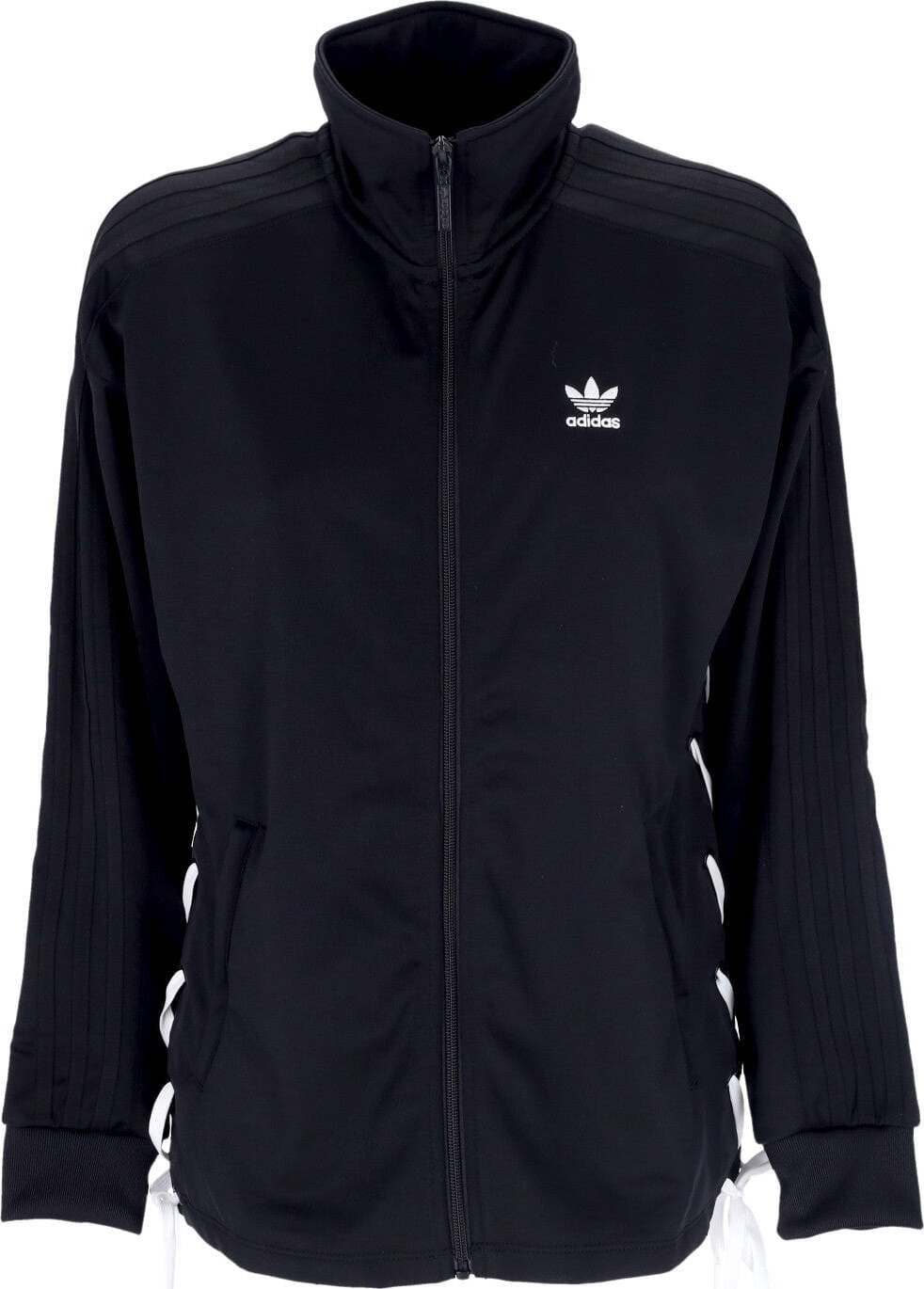 Adidas-Giacca-Tuta-Donna-Laced-Tracktop-Black-da-donna