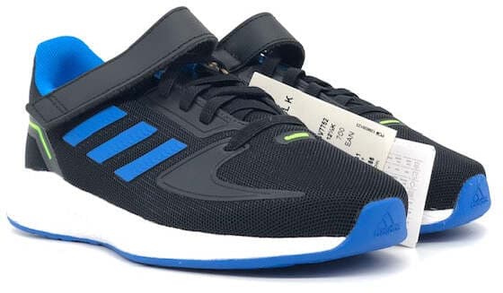 ADIDAS Runfalcon 2.0 Bambino Black/ Blue in Sneaker casual Calzature Durello - Agna, commercioVirtuoso.it