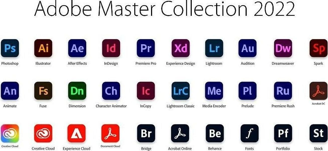 Adobe Master Collection 2022 - ESD - abbonamento -1 year - 2 Device - 100 Gb Storage Software/Antivirus e Software di sicurezza Innovamy.it - Milano, Commerciovirtuoso.it