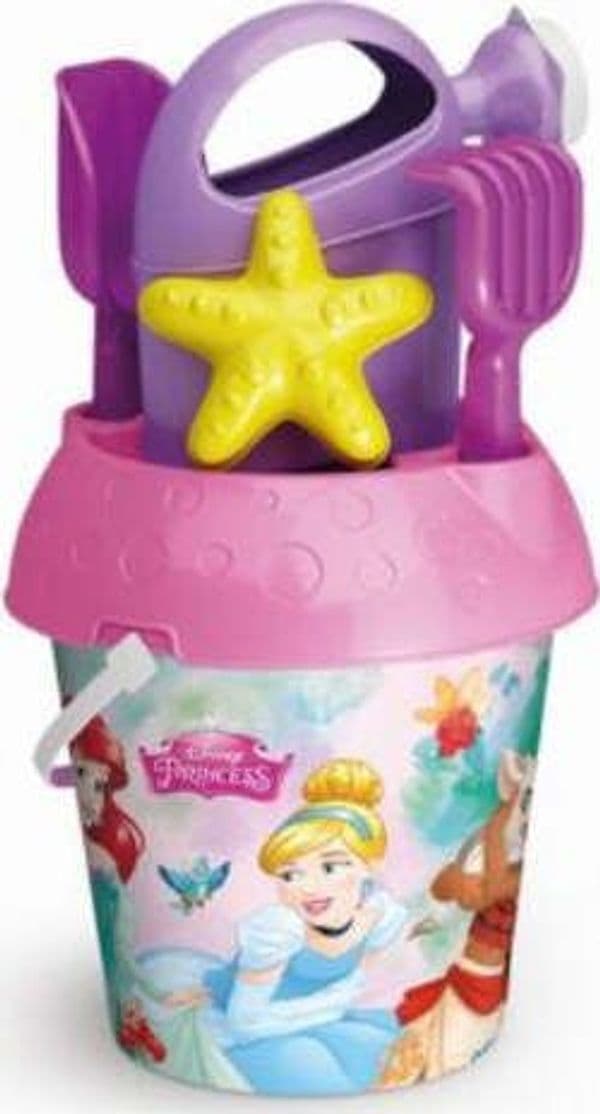 ADRIATIC-Secchiello-Mare-Disney-Principesse-Con-Innaffiatoio-e-Accessori
