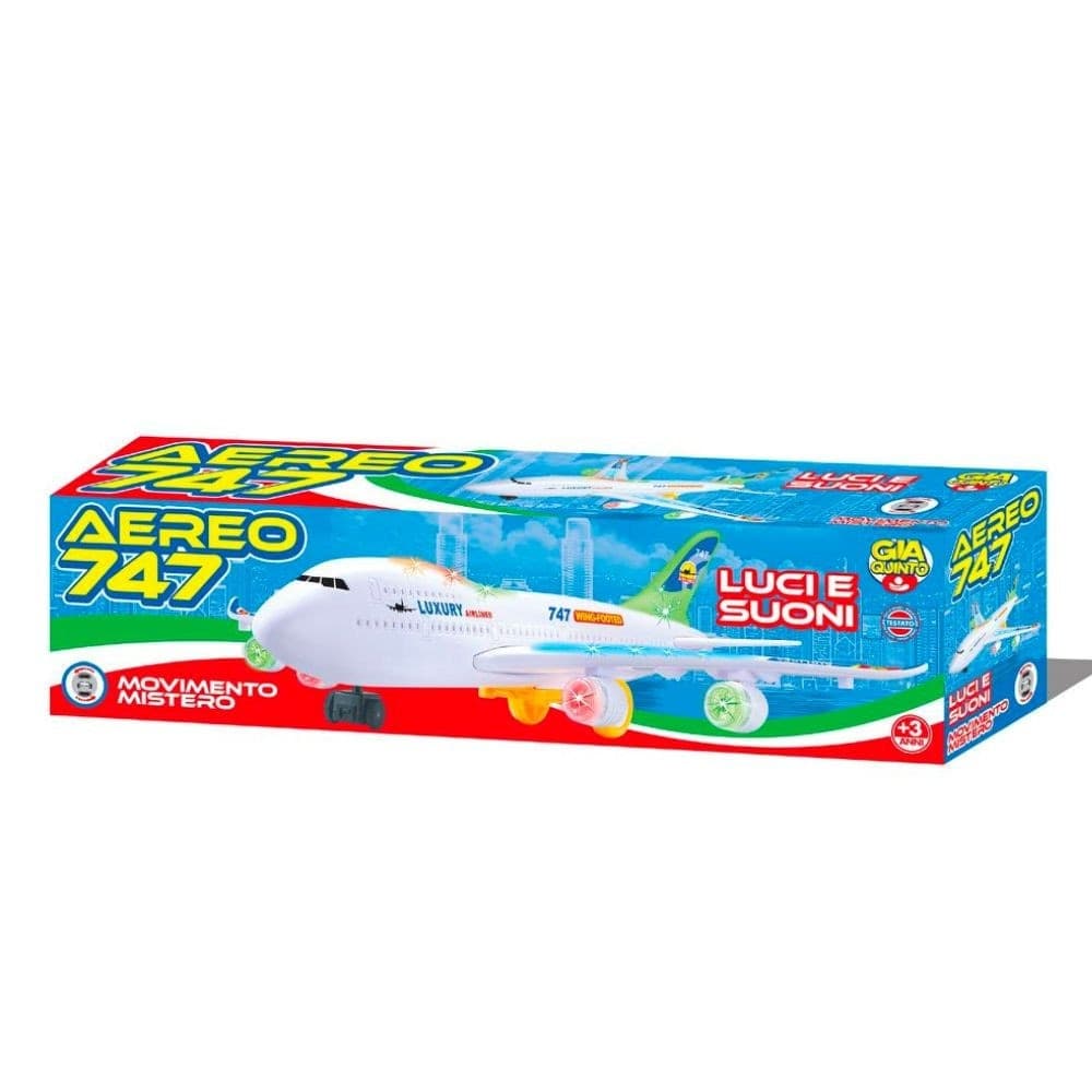 Aereo Giocattolo Per Bambini 3+ Con Suoni E Luci Realistici Movimento Mistero Giochi e giocattoli/Veicoli/Radiocomandati e telecomandati/Velivoli/Aerei Trade Shop italia - Napoli, Commerciovirtuoso.it