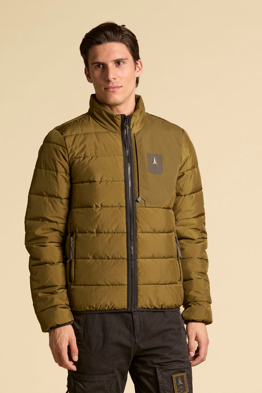 Aeronautica Militare Giubbino uomo in nylon crinkle cangiante in Giacche Broadway Red - Barletta, commercioVirtuoso.it