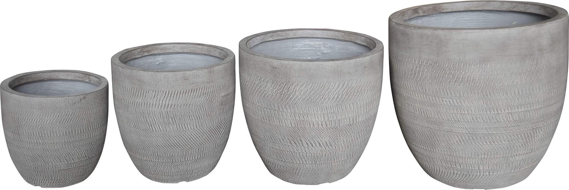 AFELANDRA---set-di-vasi-in-fibra-sintetica-Grigio-Milani-Home
