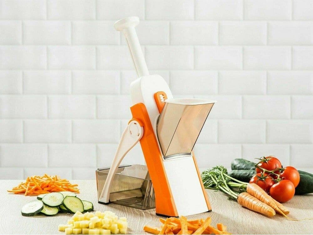 Affettatrice-Manuale-Affetta-Taglia-Verdure-Mandolina-Julienne-Regolabile