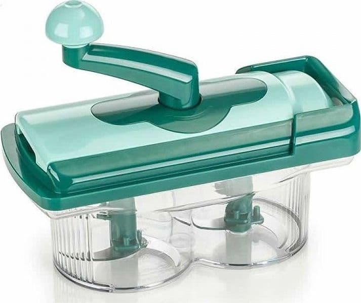 Affettatrice manuale Nicer Twist taglia e trita frutta verdura in pochi secondi Casa e cucina/Utensili da cucina/Affettaverdure e mandolini da cucina Trade Shop italia - Napoli, Commerciovirtuoso.it