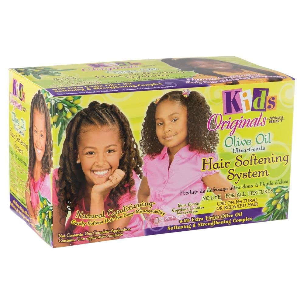 AFRICAN'S BEST KIDS ORGANICS TEXTURIZING HAIR SOFTENING KIT STIRAGGIO PER CAPELLI in Trattamenti liscianti Agbon - Martinsicuro, commercioVirtuoso.it