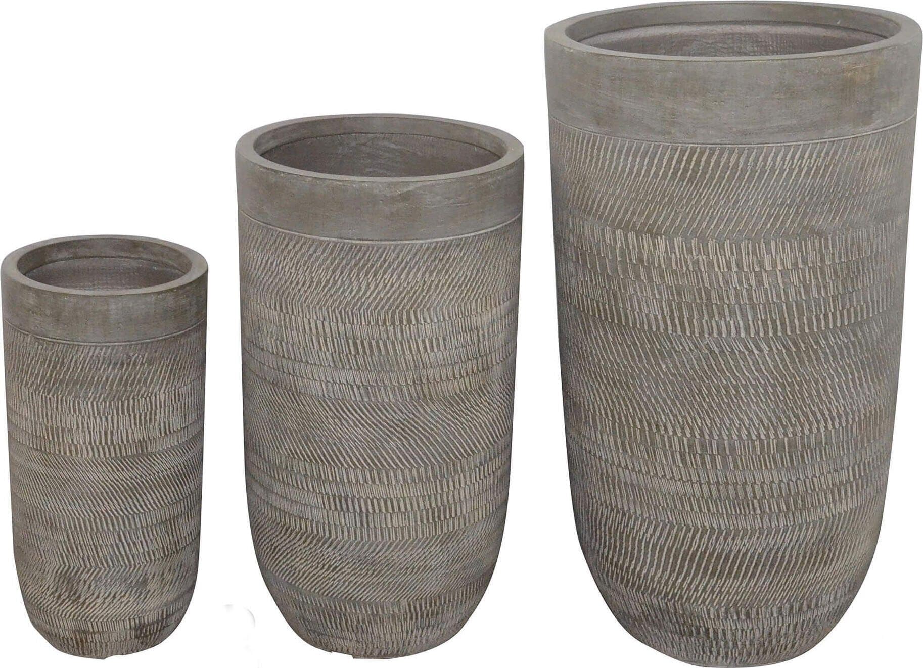 AGATEA---set-di-vasi-in-fibra-sintetica-Marrone-Milani-Home