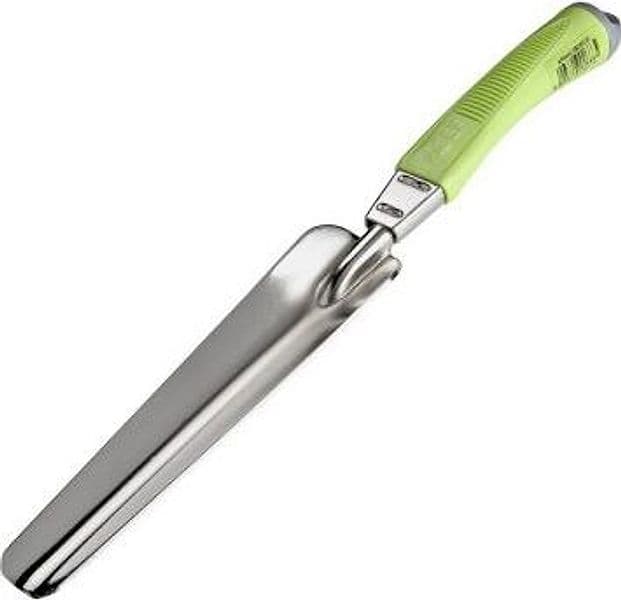 AGEF---ESTIRPATORE-A-CUCCHIAIO-IN-ACCIAIO-CROMATO-CON-MANICO-IN-COPOLIMERO---COLORE-VERDE