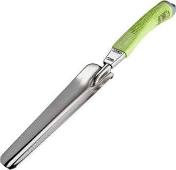 AGEF---ESTIRPATORE-A-CUCCHIAIO-IN-ACCIAIO-CROMATO-CON-MANICO-IN-COPOLIMERO---COLORE-VERDE